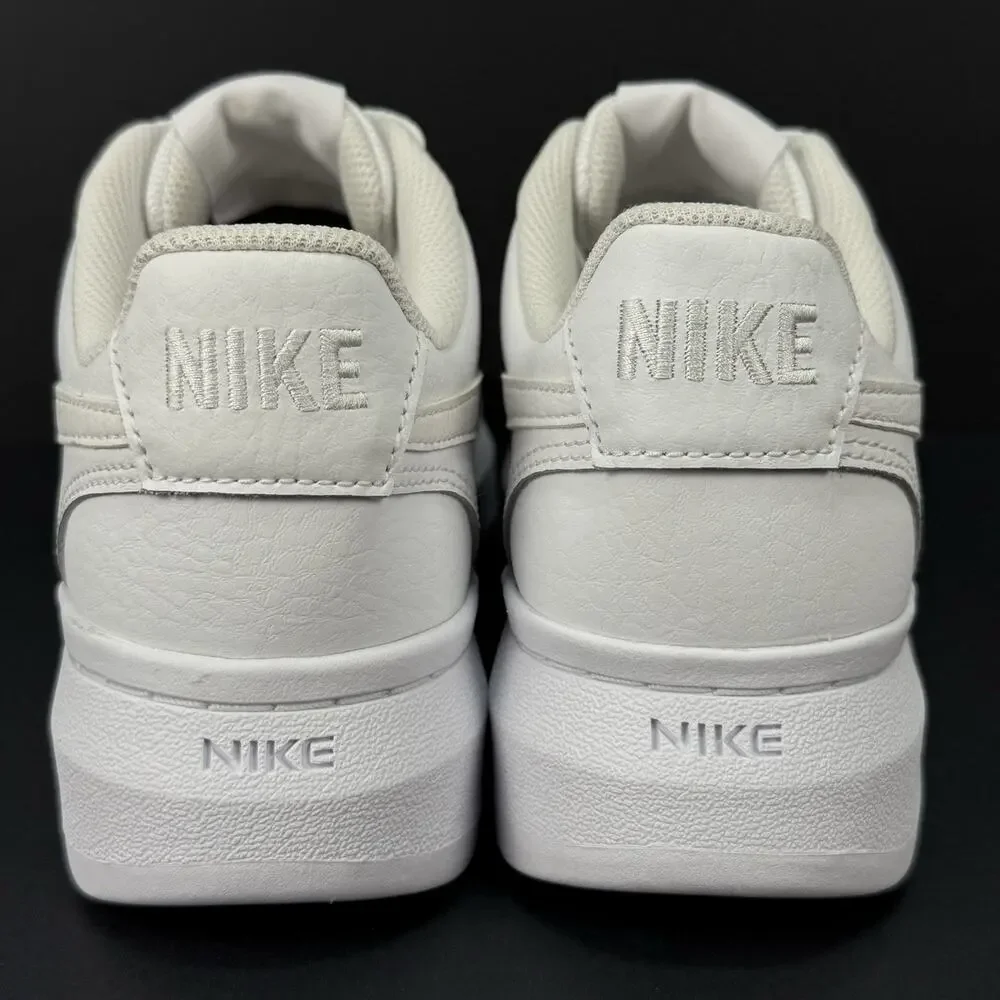 Nike Court Vision Alta Womens Platform Shoes Triple White DM0113-100 Size 9,5